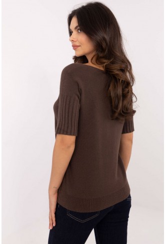 Italy Moda / Short Sleeve Sweater